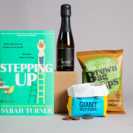 Book gift box including Stepping Up by Sarah Turner